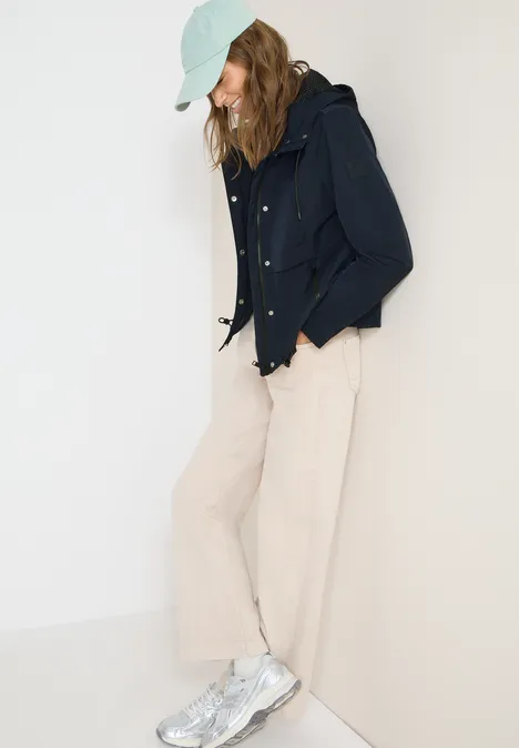 Windbreaker mit Hoodie blue navy Windbreaker mit Hoodie blue navy