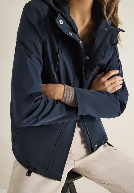 Windbreaker mit Hoodie blue navy Windbreaker mit Hoodie blue navy