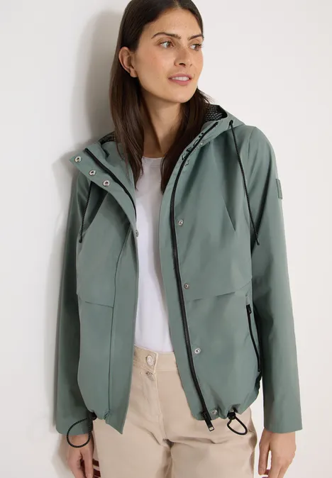 Coupe-vent avec sweat à capuche kelp green