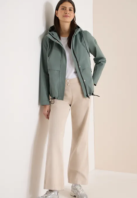 Coupe-vent avec sweat à capuche kelp green