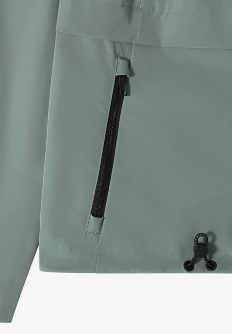 Coupe-vent avec sweat à capuche kelp green
