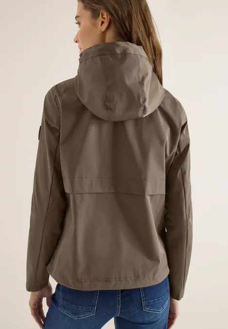 Windbreaker mit Hoodie mocha taupe Windbreaker mit Hoodie mocha taupe