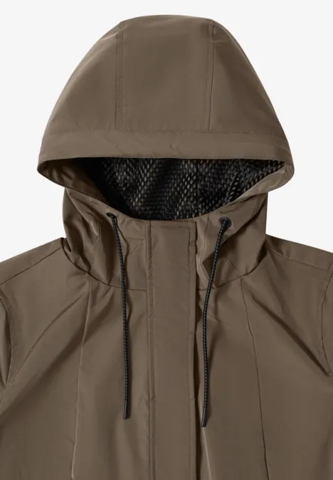 Windbreaker mit Hoodie mocha taupe Windbreaker mit Hoodie mocha taupe