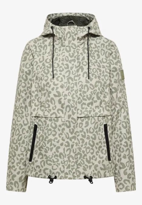 Coupe-vent avec sweat à capuche chlorella green