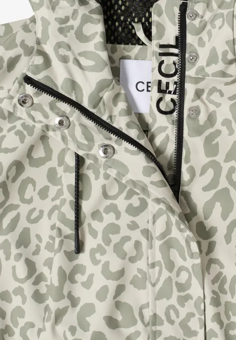 Coupe-vent avec sweat à capuche chlorella green