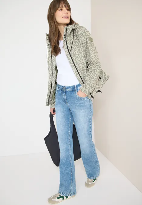 Coupe-vent avec sweat à capuche chlorella green