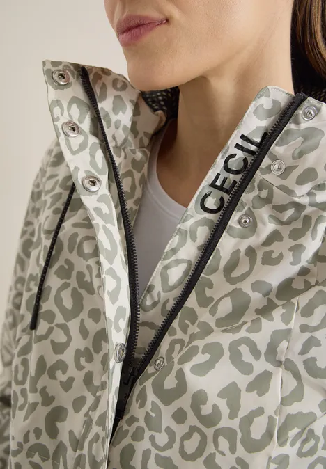 Coupe-vent avec sweat à capuche chlorella green