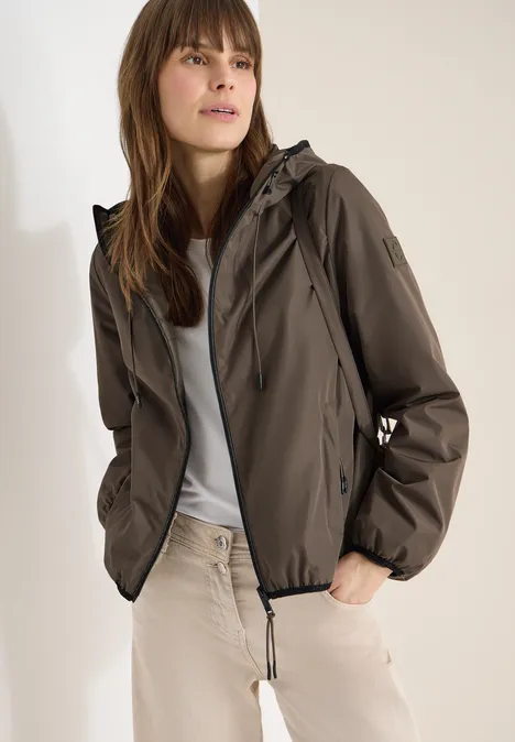 Übergangsjacke mocha taupe