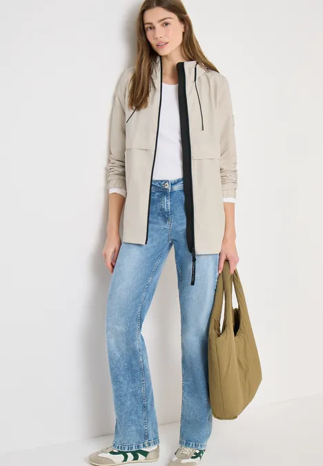 Veste en ligne A dust beige