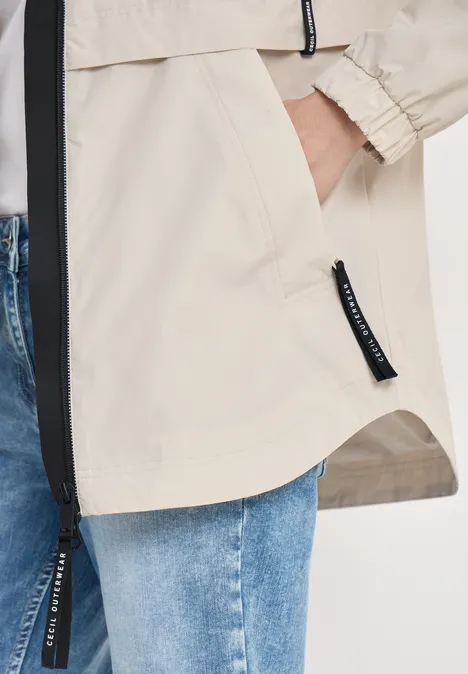 Veste en ligne A dust beige