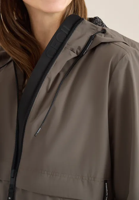 Veste en ligne A mocha taupe
