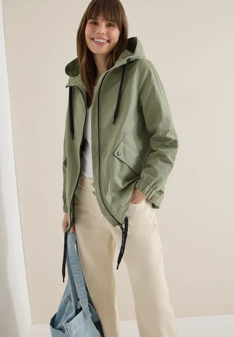 Veste midi chlorella green