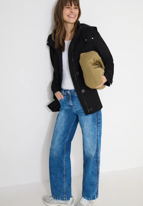 Midi Trenchcoat Black Midi Trenchcoat Black