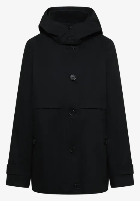 Midi Trenchcoat Black Midi Trenchcoat Black