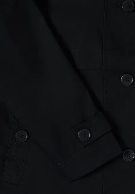 Midi Trenchcoat Black Midi Trenchcoat Black