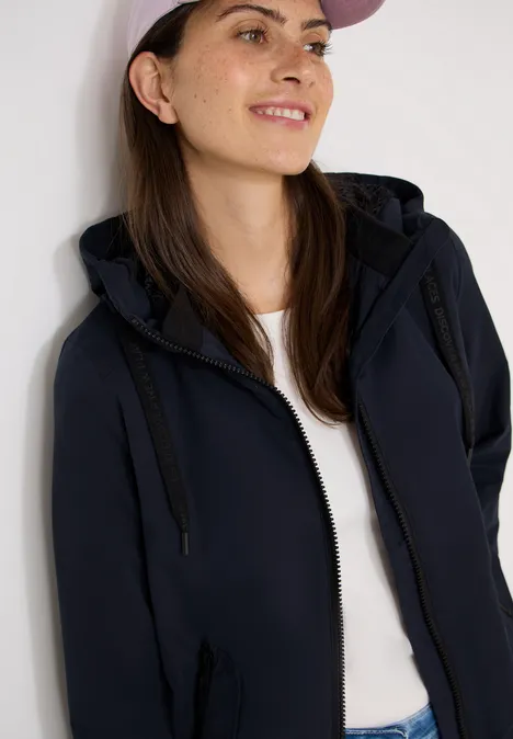 Veste courte blue navy
