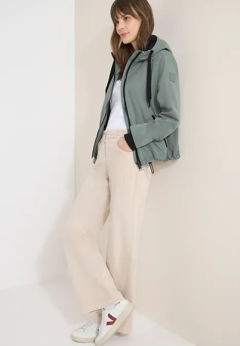 Veste courte kelp green