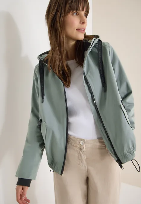 Veste courte kelp green