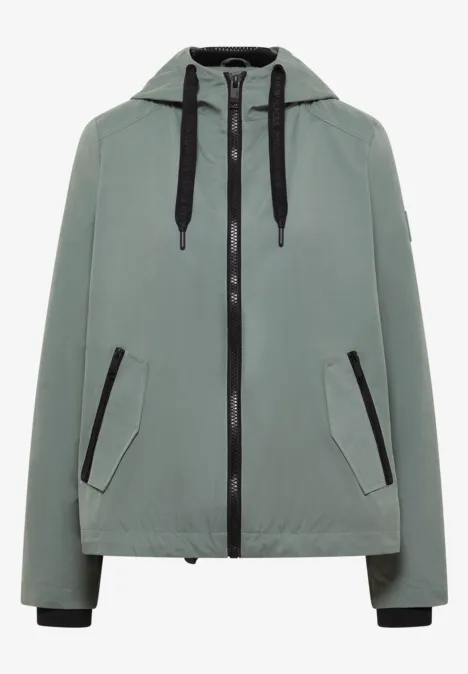Veste courte kelp green