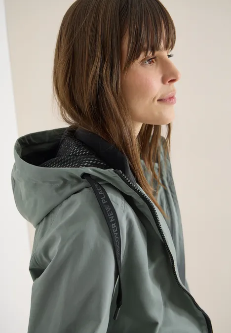 Veste courte kelp green