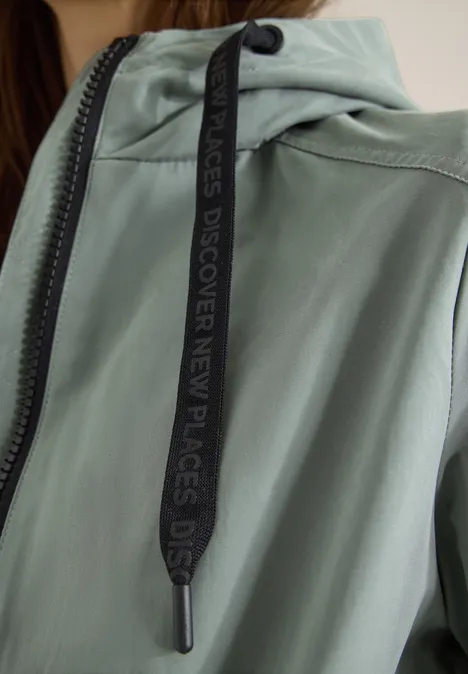 Veste courte kelp green