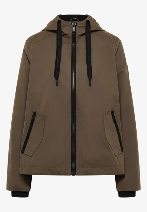 Kurze Jacke mocha taupe Kurze Jacke mocha taupe