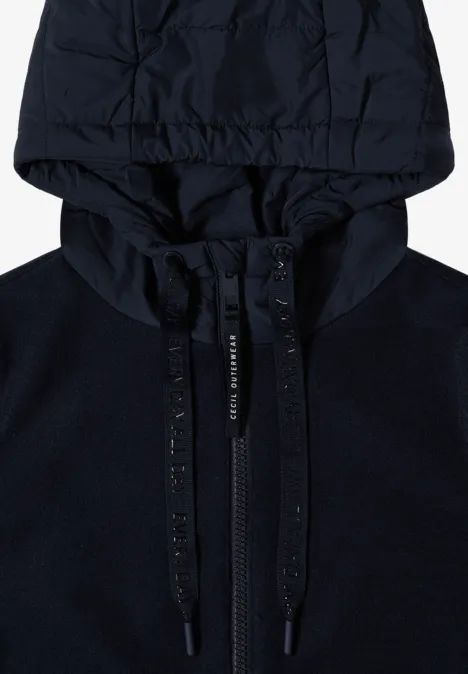 Veste courte blue navy