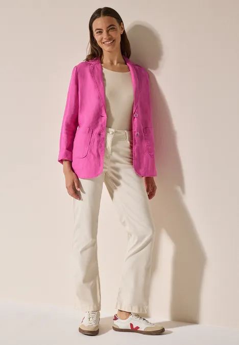 Leinen-Blazer bloomy pink Leinen-Blazer bloomy pink