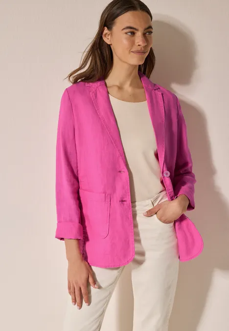 Leinen-Blazer bloomy pink Leinen-Blazer bloomy pink