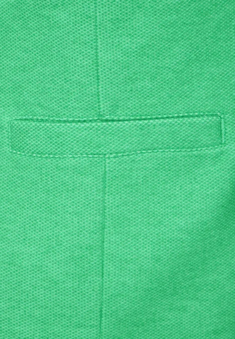 Piqué Blazer celery green melange