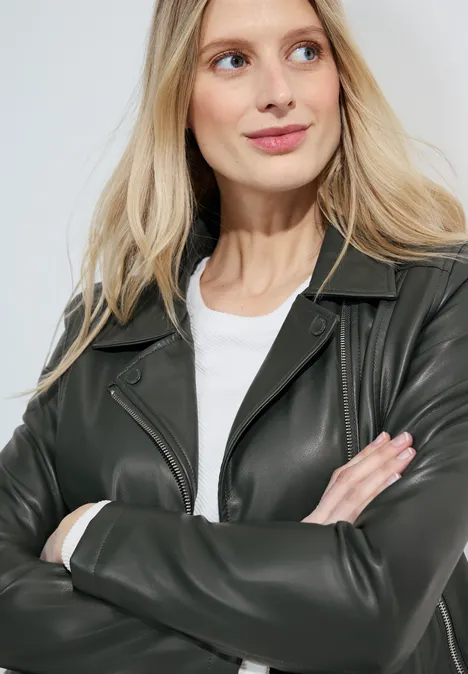 Coole Bikerjacke strong khaki