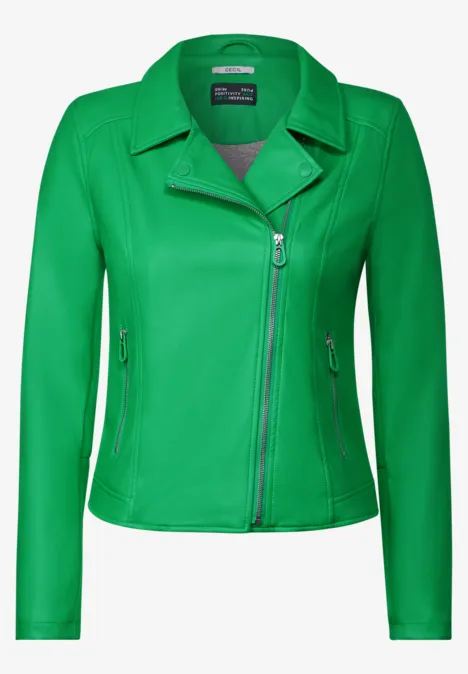 Coole Bikerjacke celery green