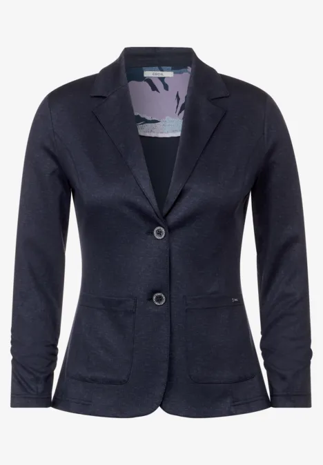 Blazer mit Raffungen universal blue