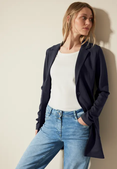 Langer Blazer universal blue