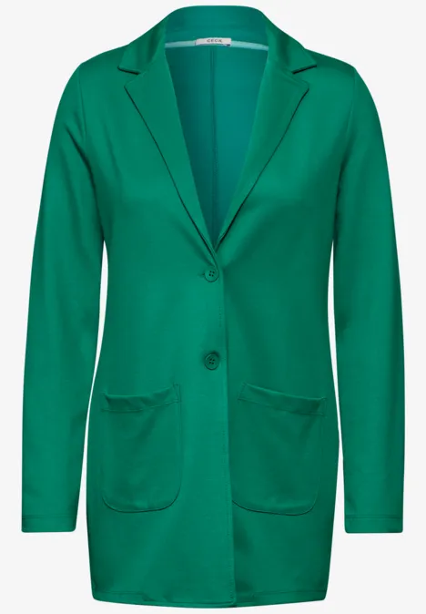 Langer Blazer malachite green