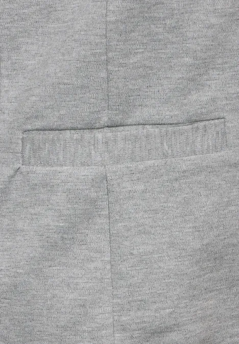 Basis blazer chalk grey melange