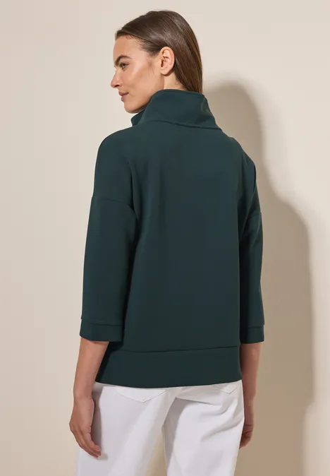 Jacke mit Stehkragen fir green
