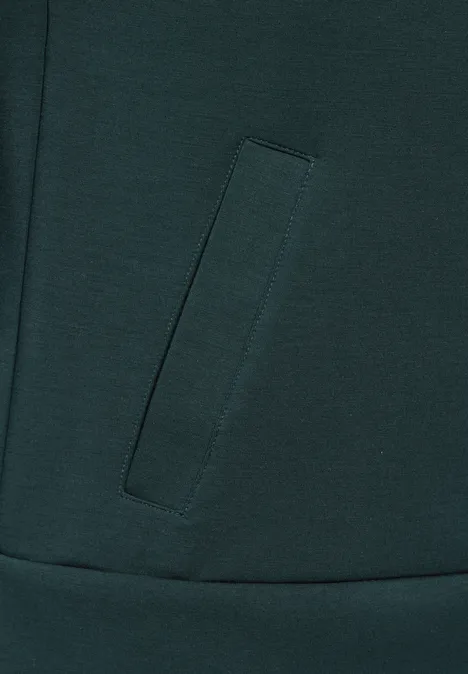 Jacke mit Stehkragen fir green