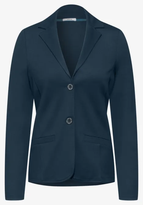 Basic Blazer oil blue