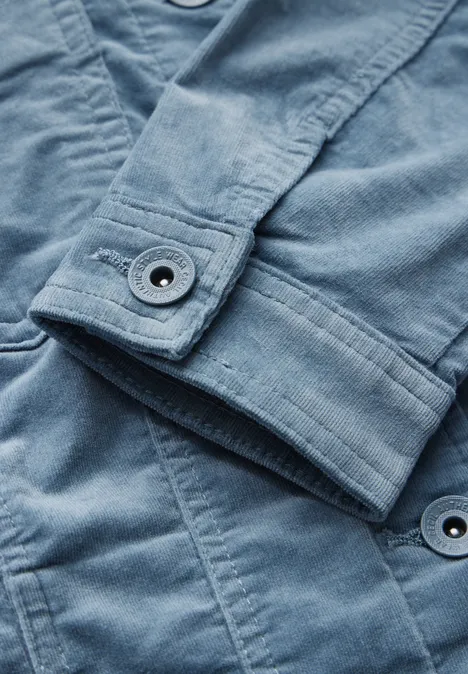 Cordjacke dove blue