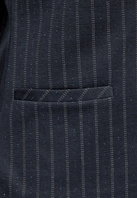 Blazer im Nadelstreifen-Look deep petrol