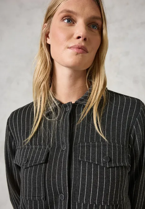Sweat-Overshirt deep charcoal grey