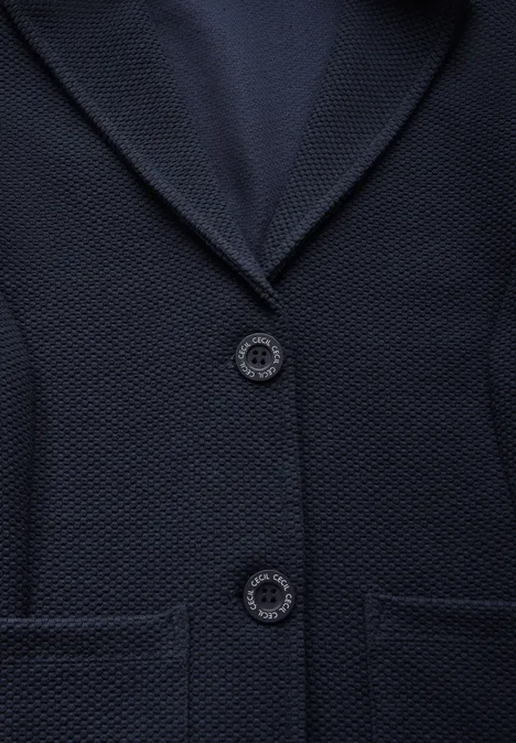 Struktur-Blazer universal blue