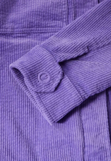 Cord-Overshirt wild lilac