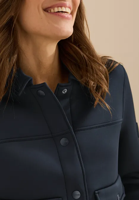 Kurze Scuba Jacke dark navy blue