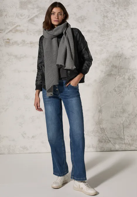 Jaquard Blouson Black