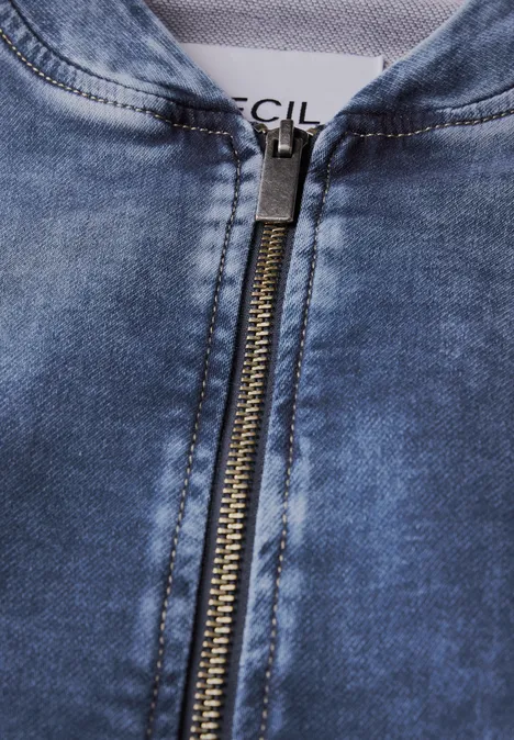 Blouson Denim Jogg mid blue wash