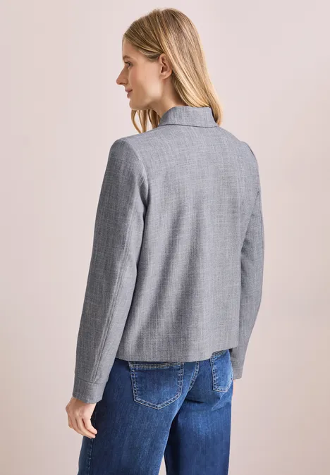 Jacquard Blouson universal blue