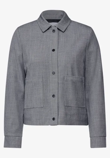 Jacquard Blouson universal blue