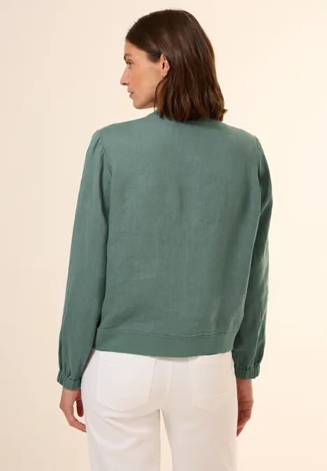Leichter Leinen-Blouson balmy khaki